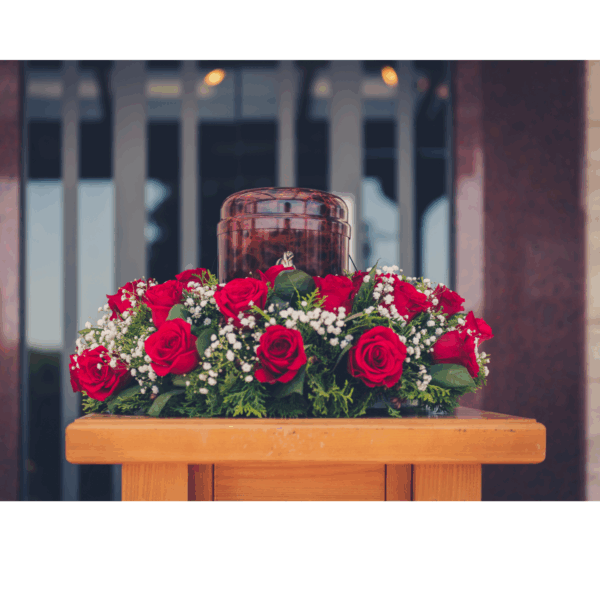 Décor d'Urne Rubis